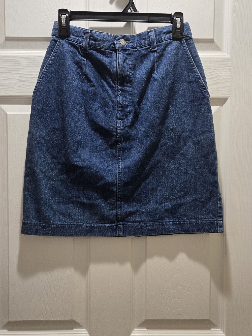 Vintage Riveted Lee Blue Denim Skirt
